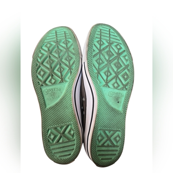 Converse Gray/Mint Canvas Sneakers M7/W9 - Picture 8 of 8